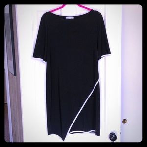 LBD with white piping